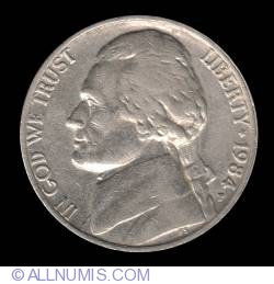 Image #1 of  Jefferson Nickel 1984 P