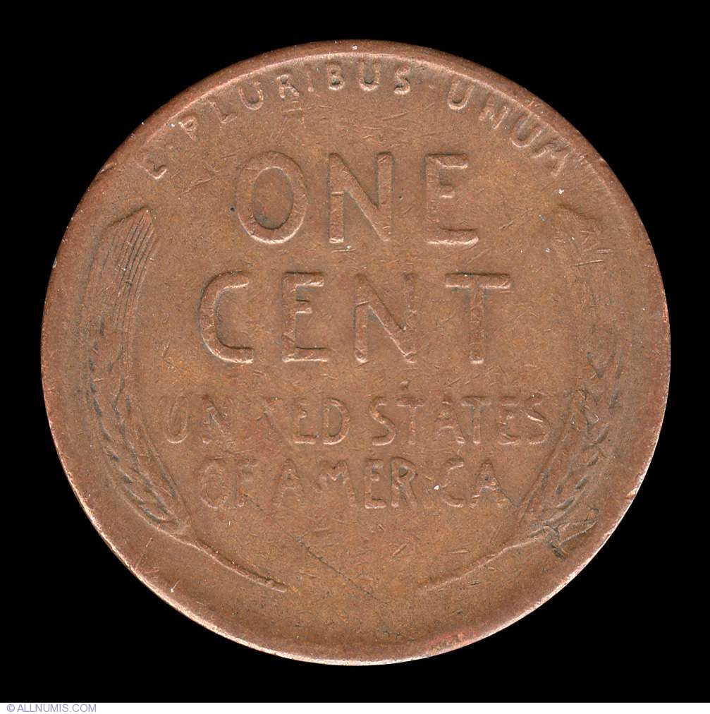 Lincoln Cent 1946 S Cent Lincoln Wheat 1909 1958 United States Of