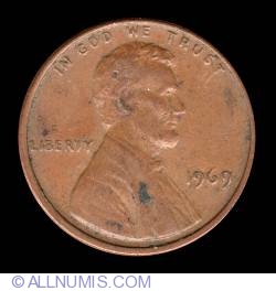 Image #1 of 1 Cent 1969