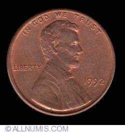 Image #1 of 1 Cent 1992