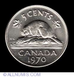 Image #2 of 5 Cents 1970