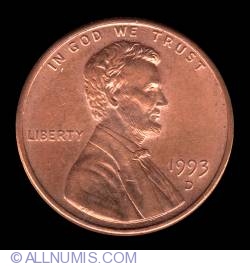 Image #1 of 1 Cent 1993 D