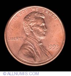 Image #1 of 1 Cent 1993