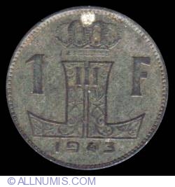 1 Franc 1943 Belgique-Belgie