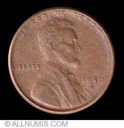 Image #1 of Lincoln Cent 1950 D