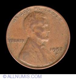 Image #1 of Lincoln Cent 1952 D