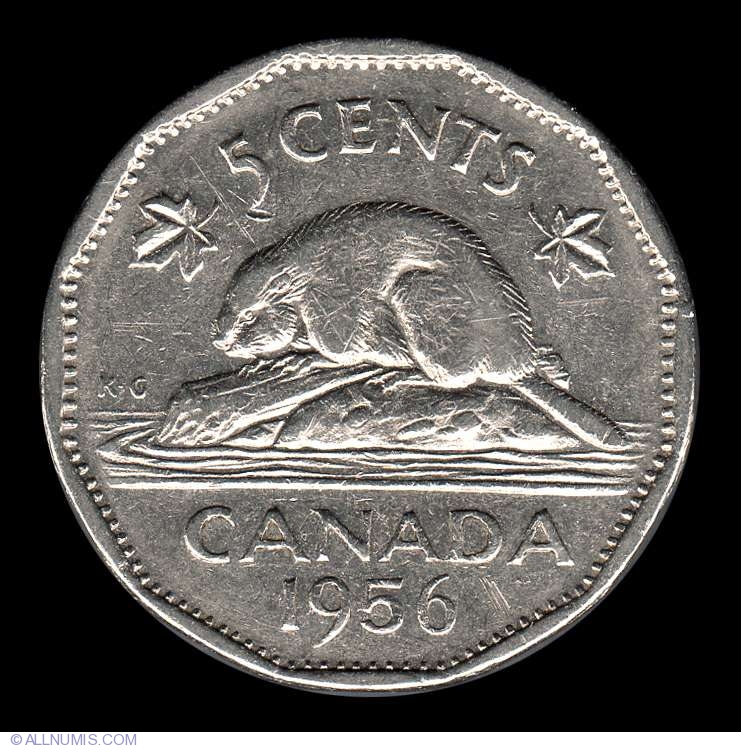 5 Cents 1956, Elizabeth II (1953-2022) - Canada - Coin - 8040