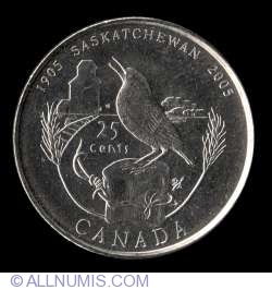 Image #2 of 25 Cents 2005 - Saskatchewan Centennial