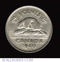 Image #2 of 5 Cents 1940