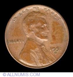 Image #1 of Lincoln Cent 1951 D