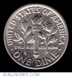 Image #2 of Dime 1987 P