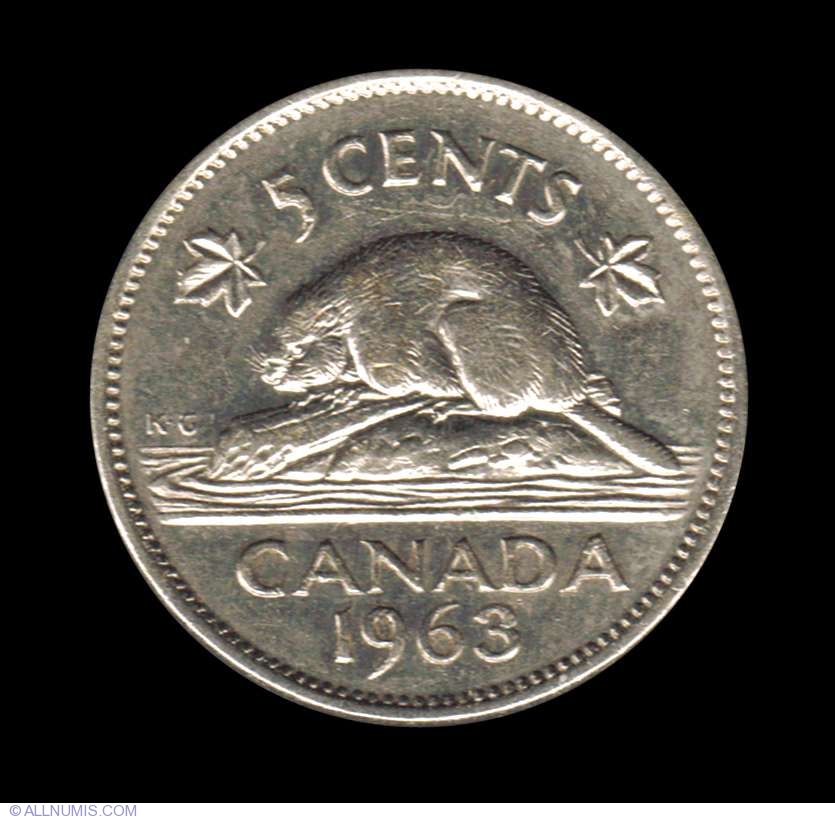 5 Cents 1963, Elizabeth II (1953-2022) - Canada - Coin - 7234