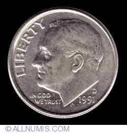 Image #1 of  Dime 1991 D