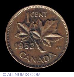 1937 Canada Cent, Canadian Penny, 1 Cent, 1 Coin, 1st Year Type