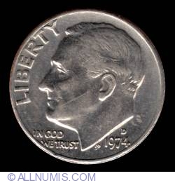 Image #1 of Dime 1974 D