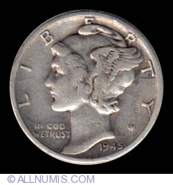 Image #1 of Dime 1945 P