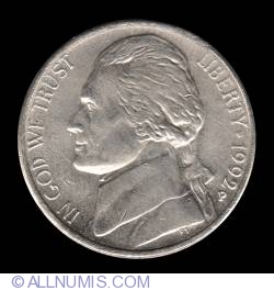 Image #1 of Jefferson Nickel 1992 P