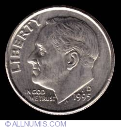 Image #1 of Dime 1995 D