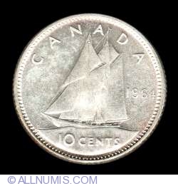 Image #2 of 10 Cents 1964