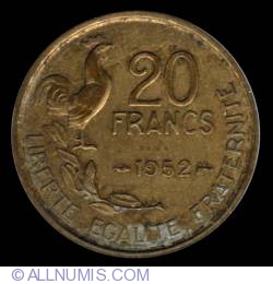 Image #1 of 20 Francs 1952