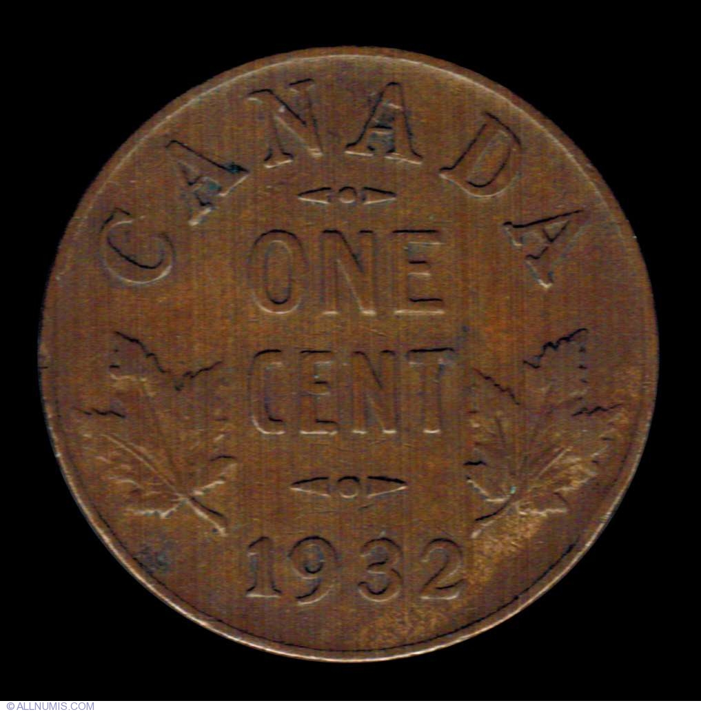 1932 Canadian Penny  ID #39 