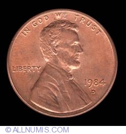 Image #1 of 1 Cent 1984 D