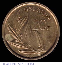 20 Franci 1980 (Belgique)