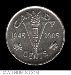 5 Cents 2005 - 60th Anniversary of Victory in Europe