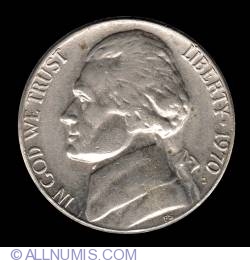 Image #1 of  Jefferson Nickel 1970 D