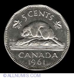 Image #2 of 5 Cents 1961