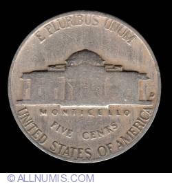Image #2 of  Jefferson Nickel 1955 D