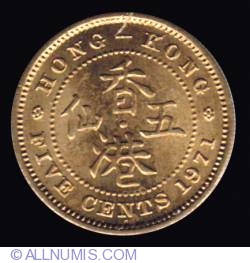 Image #2 of 5 Cents 1971 H