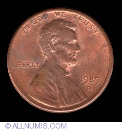 Image #1 of 1 Cent 1989 D