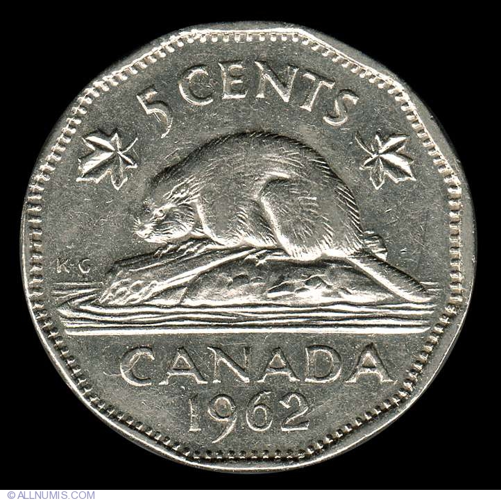5 Cents 1962, Elizabeth II (1953-2022) - Canada - Coin - 8035