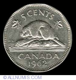 Image #2 of 5 Cents 1962
