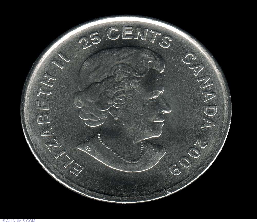 2009 Canada Quarter 25 cents UNC 2006 Cindy Klassen Moment 2010 Olympics 