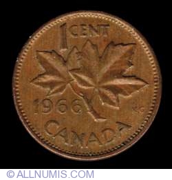Image #2 of 1 Cent 1966