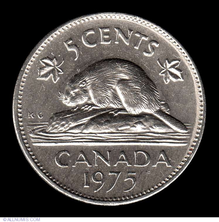 5 Cents 1975, Elizabeth II (1953-2022) - Canada - Coin - 8025