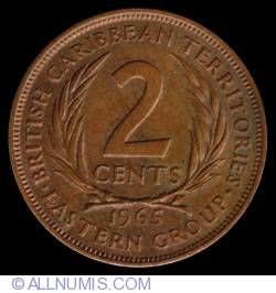 Image #2 of 2 Cents 1965