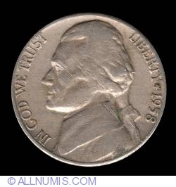 Image #1 of  Jefferson Nickel 1958 D