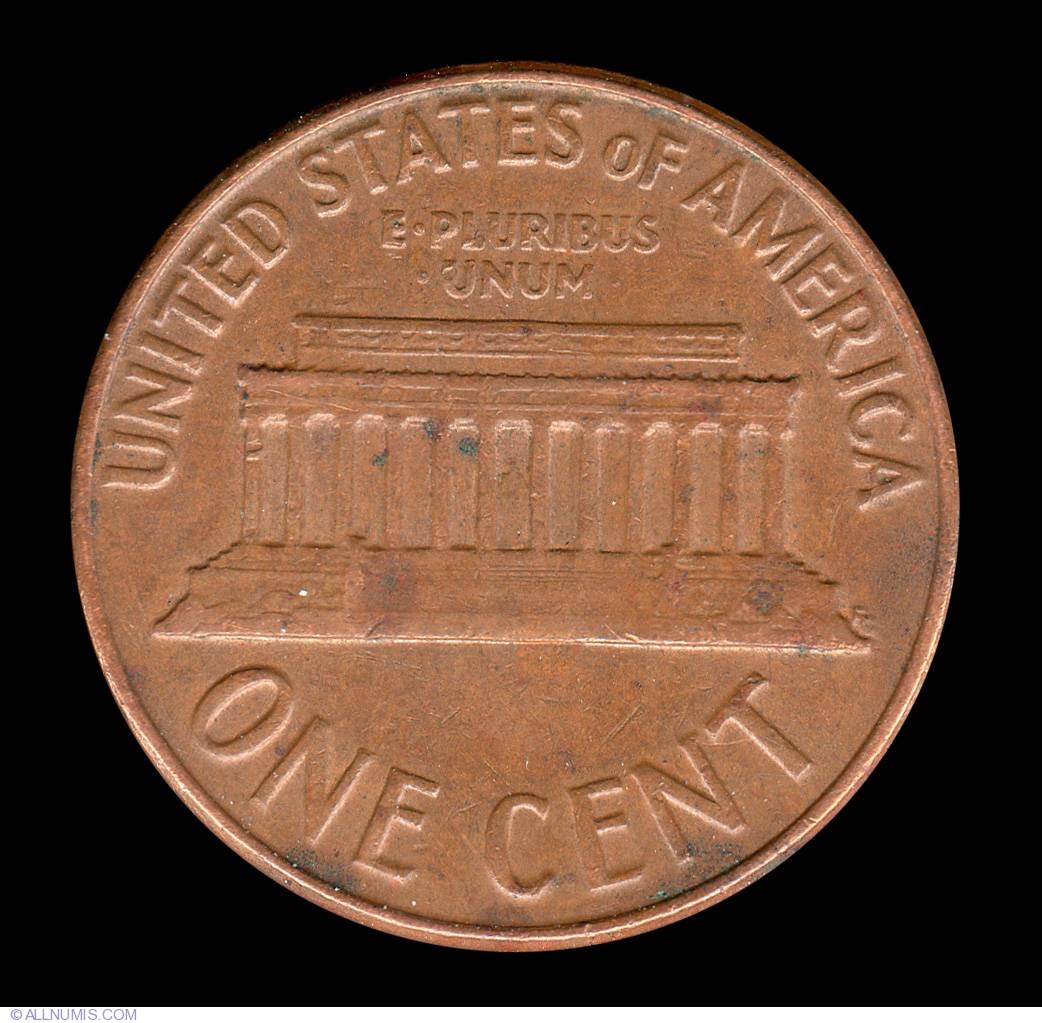 1 Cent 1961 Cent Lincoln Memorial 1959 2008 United States Of 