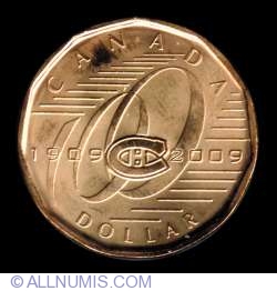 Image #2 of 1 Dolar 2009 - 100 de ani de la infiintarea echipei de hochei Montreal Canadiens