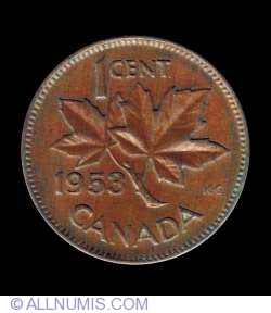 Image #2 of 1 Cent 1953 (no strap)