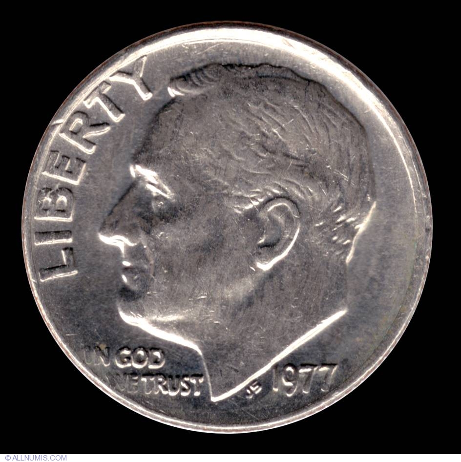Dime 1977 Dime Roosevelt 1946 present United States Of America 