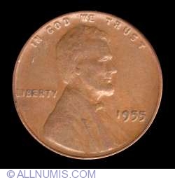 Image #1 of Lincoln Cent 1955