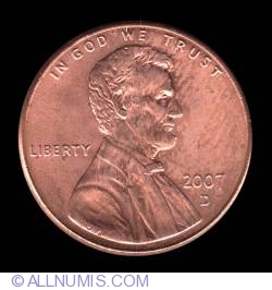 Image #1 of 1 Cent 2007 D