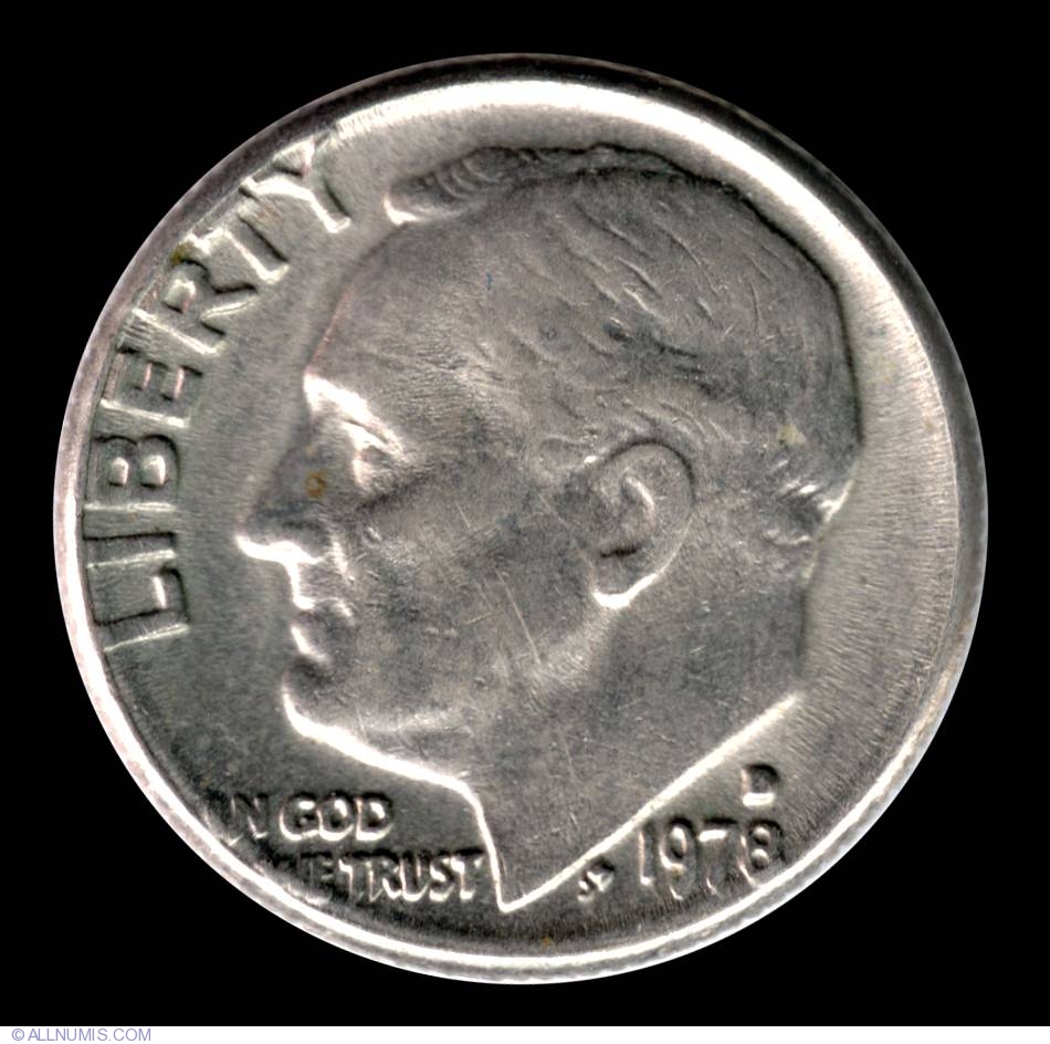 1978 D Roosevelt Dime BU Uncirculated Mint State 10c US Coin Collectible 