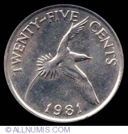 Image #1 of 25 Cents 1981