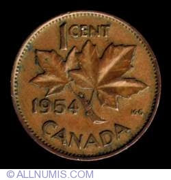 Image #2 of 1 Cent 1954