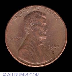 Image #1 of 1 Cent 1987 D